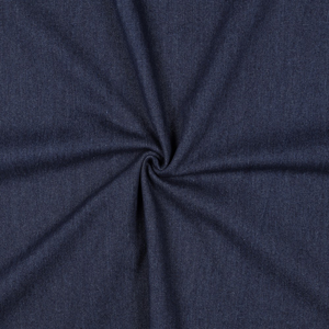Tissu jeans coton classique - Bleu denim