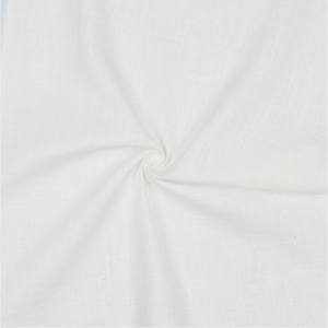 Tissu lin coton lavé - Blanc