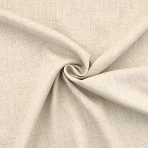 Tissu viscose lin - Naturel