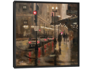 Winter Evening, Randolph Street