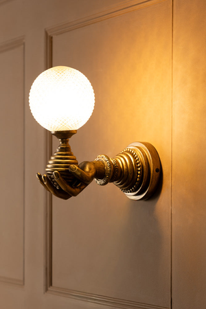 Vintage-Style Hand Wall Light