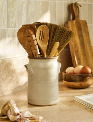 Hurley Utensil Pot - Stoneware, Natural