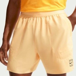 Nike Court Advantage 6in Shorts - Tangerine Tint/Black