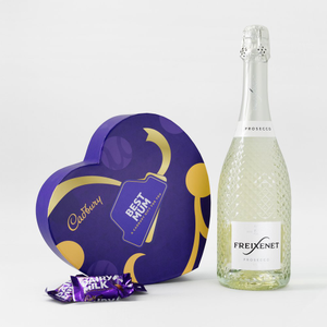 Cadbury Dairy Milk 'Best Mum' Heart 380g & Freixenet Brut (75cl)