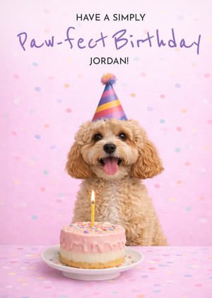 Have A Simply Paw-fect Birthday Card