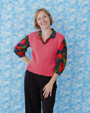 Patron de tricot - Slipover Gaby - Lise Tailor