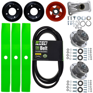 Blade Spindle Belt Kit for Kubota BX1850D BX1880 RCK54-23BX 54-Inch Deck