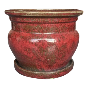 Vintage Oxblood Red Planter