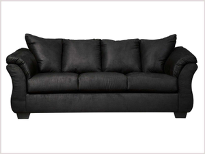Black Darcy Stationary Sofa (Online Special Price)