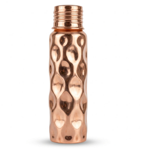 Hammered Pure Copper Water Bottle