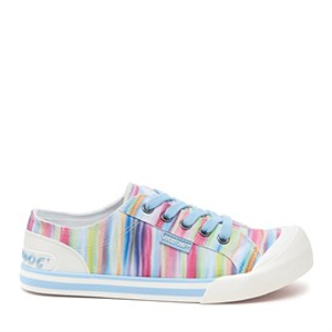 Rocket Dog Womens Jazzin Canvas Pumps Rainbow Multi