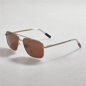 Barbour Mens Sunglasses Matte Silver