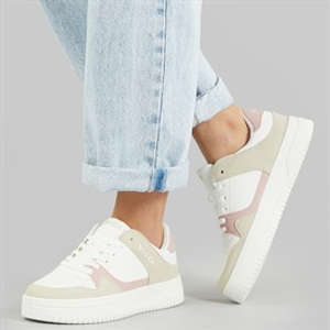 NICCE Womens Avalon Trainers White/Pink/Stone