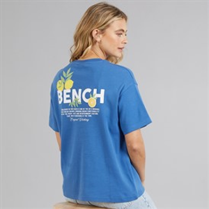 Bench Womens Kassa Oversized T-Shirt Cobalt Blue