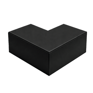 Falcon MCT75EABK 75 x 75mm PVC Trunking External Angle Black