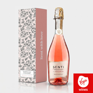 Floral Rosé Prosecco Gift – Sent with Love