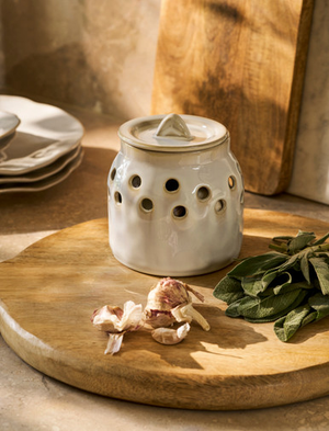 Ithaca Garlic Store - Stoneware, White