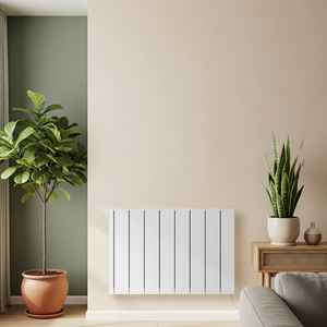 ECOSO Leo - White Ceramic Core 2000W Plug-In Smart Electric Heater - 568mm x 831mm