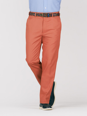 Terracotta Tapered Chinos