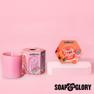 Soap & Glory Fruity Bath Bomb Fizzer & Rosy Scented Candle