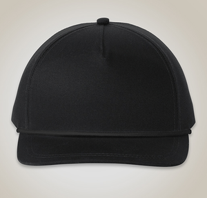 Port Authority Rope Snapback Baseball Hat - Printed - Black / Black