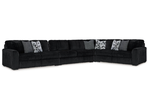 Default Title Midnight-Madness Onyx 4-Piece Sectional (Online Special Price)