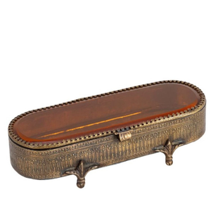 French Classic Spectacle Case Amber