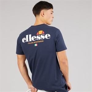 Ellesse Mens Georgio Back Logo T-Shirt Navy