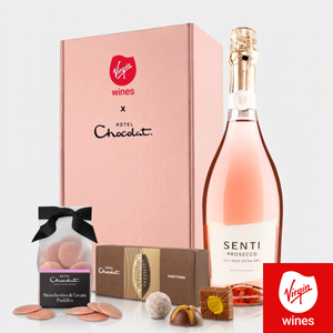 Rosé Prosecco and Hotel Chocolat Gift