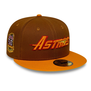 Houston Astros MLB Cooperstown Brown 59FIFTY Fitted Cap