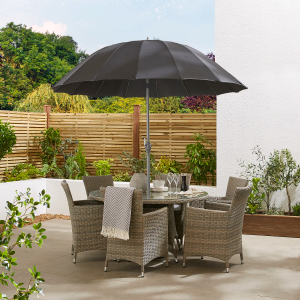 Hawaii 2.7m Parasol - Black
