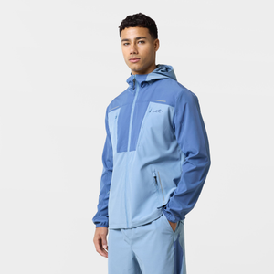 Reflective Detail Colourblock Jacket | Light Blue