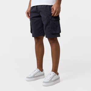 Twill Relaxed Cargo Short | Charcoal