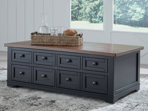Default Title Wildenauer Brown/Black Lift Top Cocktail Table (Online Special Price)