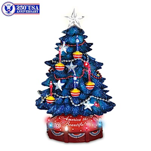 America The Beautiful Tabletop Tree