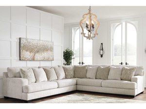 Default Title Rawcliffe Parchment 3pc Symmetrical Sectional Sofa (Online Special Price)
