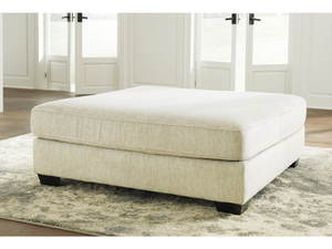 Default Title Rawcliffe Parchment Oversized Accent Ottoman