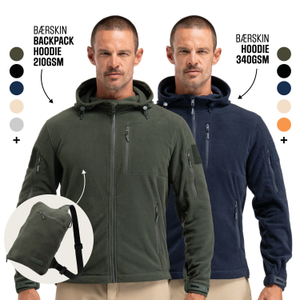 BÆRSkin Backpack Hoodie 210gsm + BÆRSkin Hoodie 340gsm