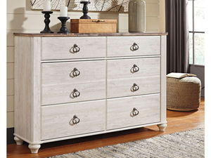 Willowton Whitewash Dresser