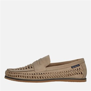 Ben Sherman Mens Miami Woven Deck Shoes Sand
