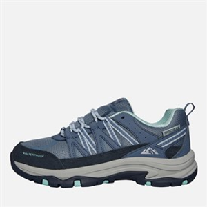 SKECHERS Womens Trego Lookout Point Waterproof Hiking Shoes Slate