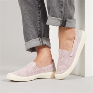 Blowfish Womens Malibu Beachfront Slip On Canvas Shoes Purple