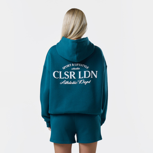 Athletic Dept Hoodie Twinset | Teal