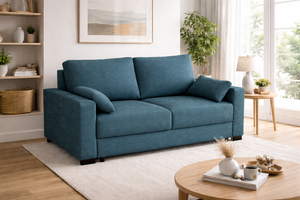 Millbrook 3 Double Sofa Bed in Marble Velvet Hydro