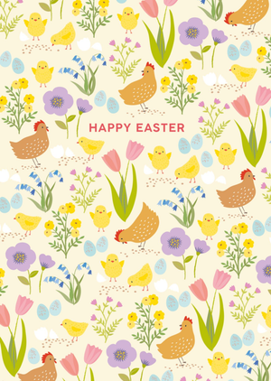 Klara Hawkins Happy Easter Illustrated Card