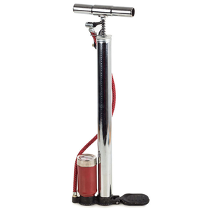 Heavy-Duty Foot-Operated Car Pump with Manometer – Reliable Manual Metal Air Pump