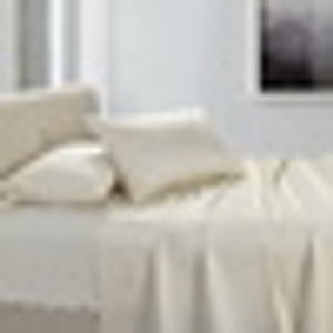 Soho 1000TC Cotton Fitted Sheet Cream Queen Bed Extra Depth