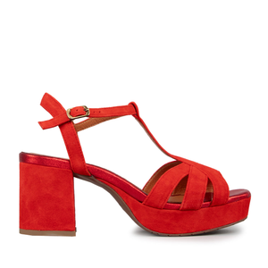 Charlie WIDE Red Suede - 41 (UK7.5)