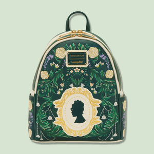 Netflix Bridgerton Silhouette Floral Loungefly Mini Backpack