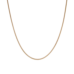 Pre-Owned 9ct Yellow Gold 16" Curb Chain Necklace